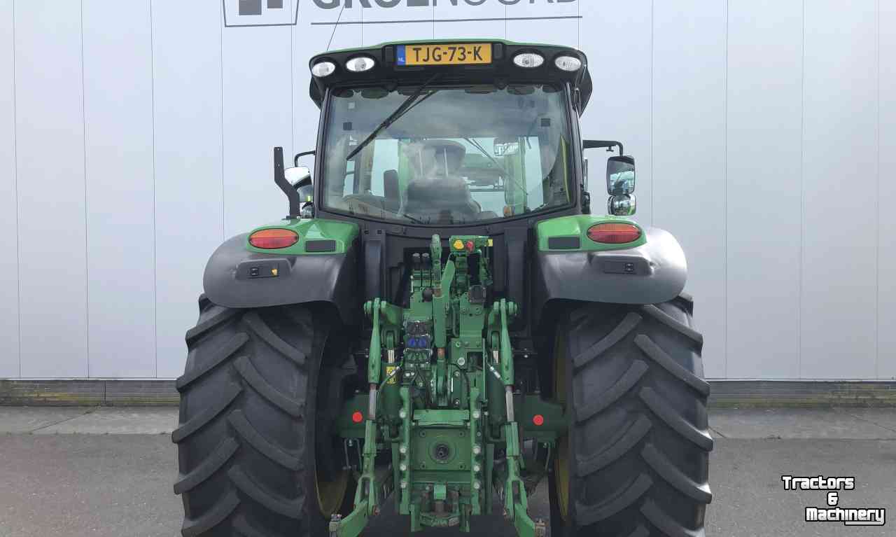 Traktoren John Deere 6145R AQ + 643R Frontlader / Voorlader