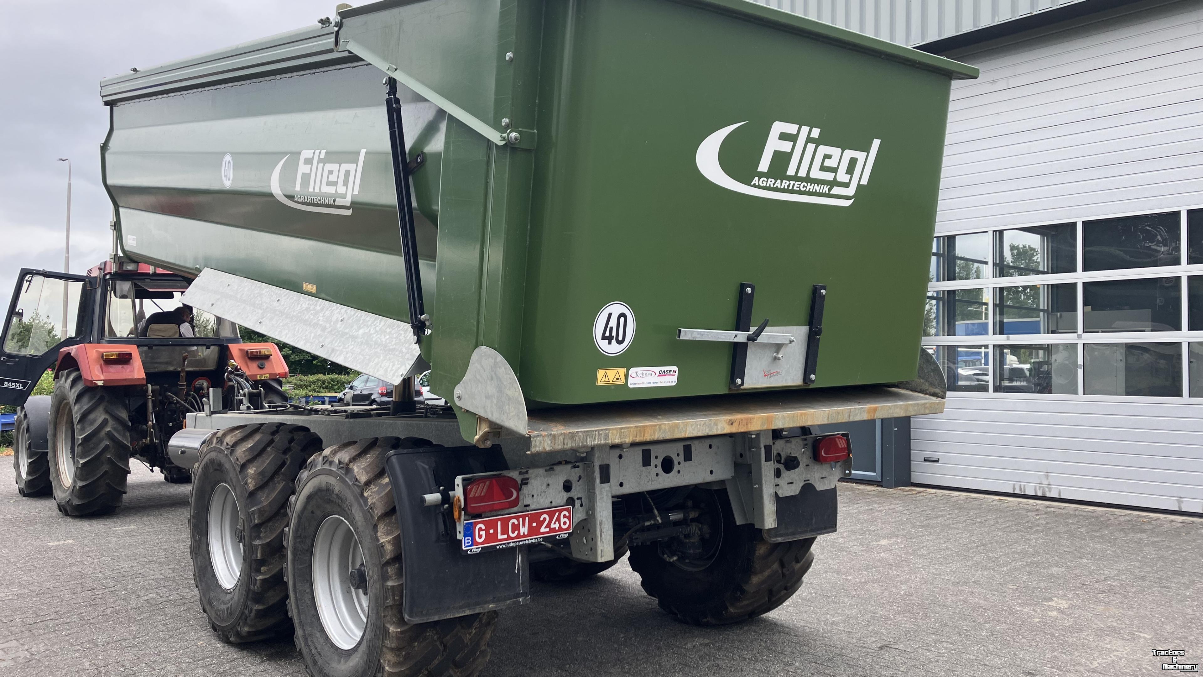 Kipper / Kiepwagen / Landbouwkipper Fliegl TMK 264 Compact