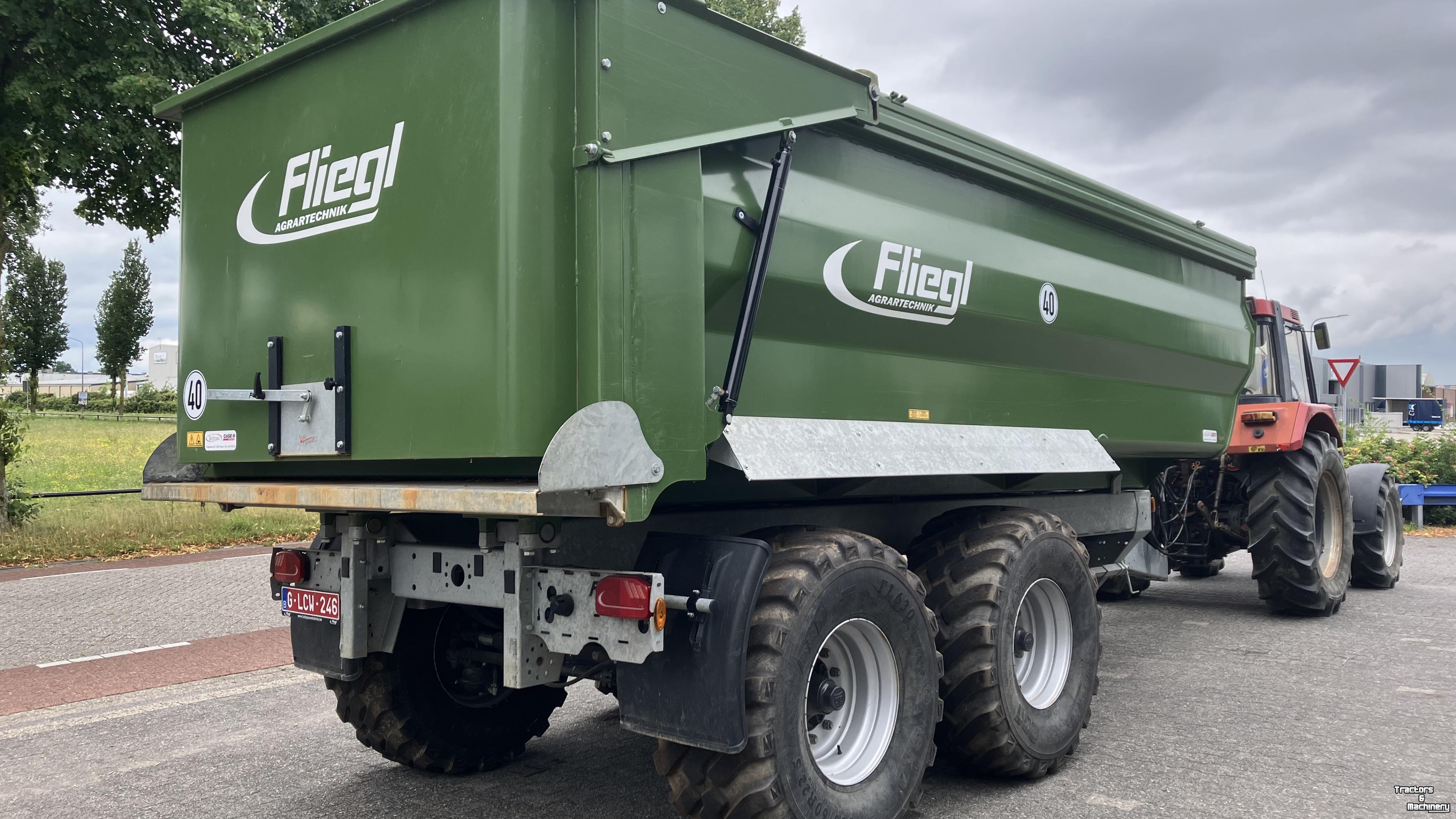 Kipper / Kiepwagen / Landbouwkipper Fliegl TMK 264 Compact