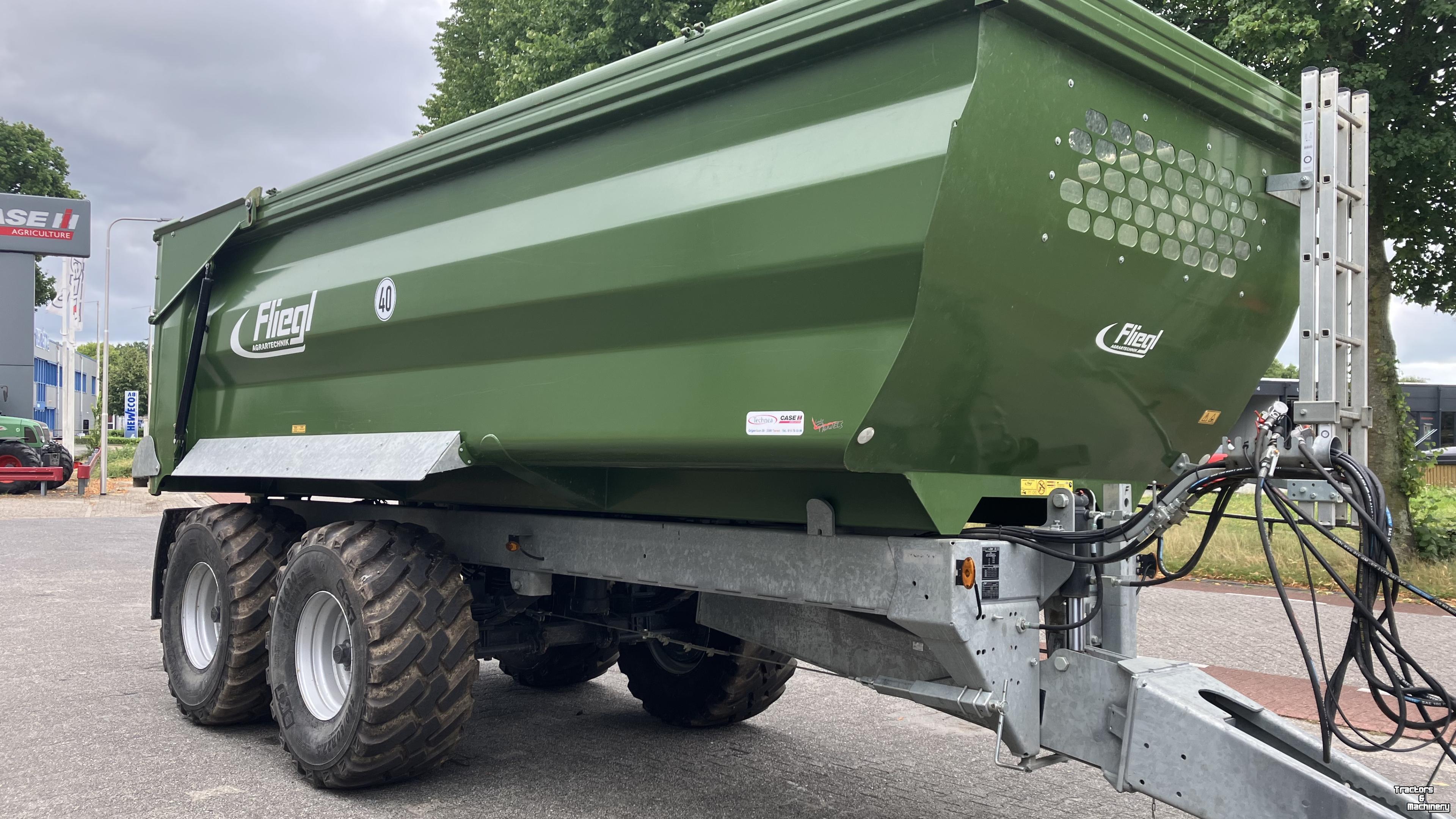 Kipper / Kiepwagen / Landbouwkipper Fliegl TMK 264 Compact