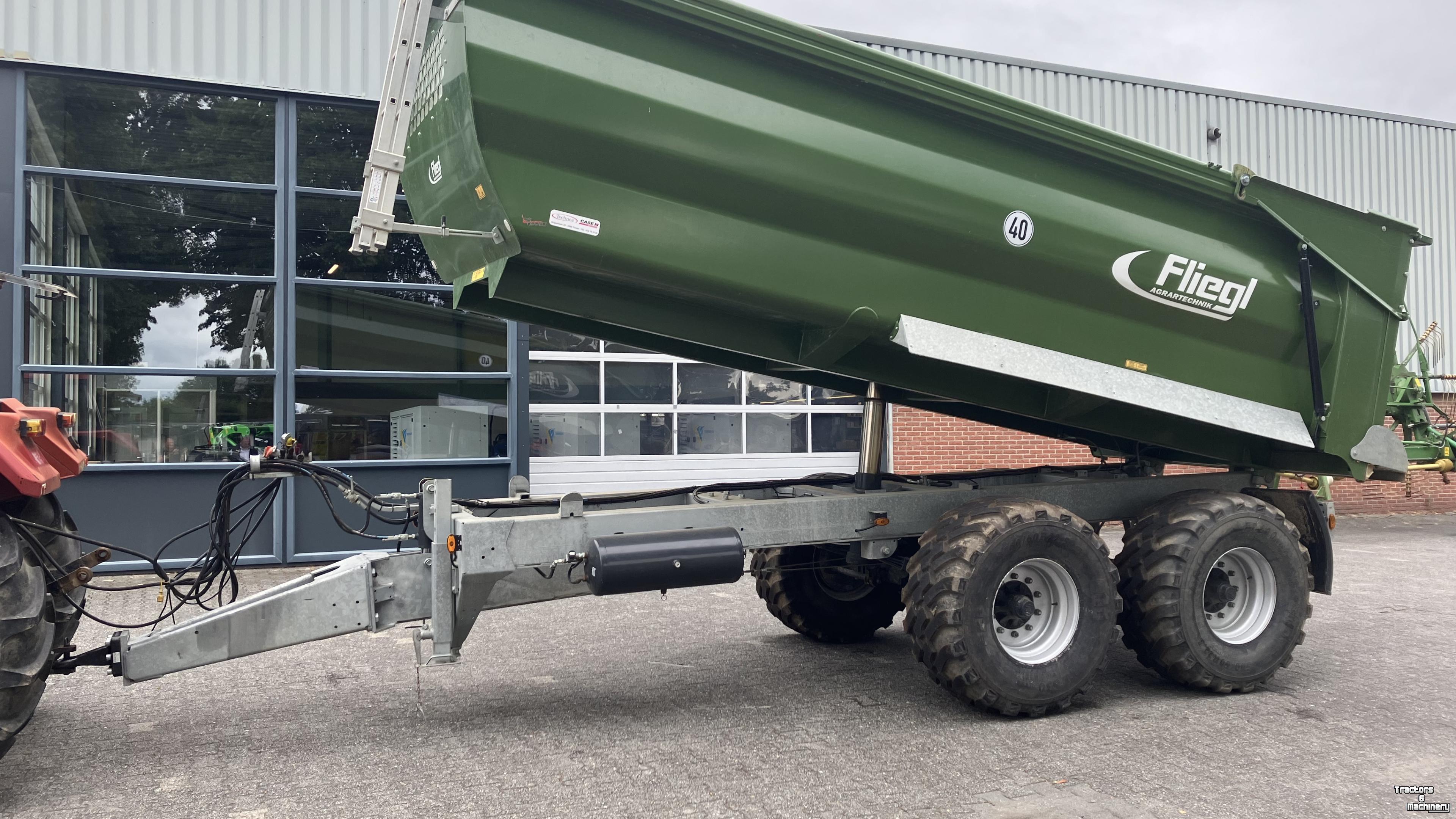 Kipper / Kiepwagen / Landbouwkipper Fliegl TMK 264 Compact