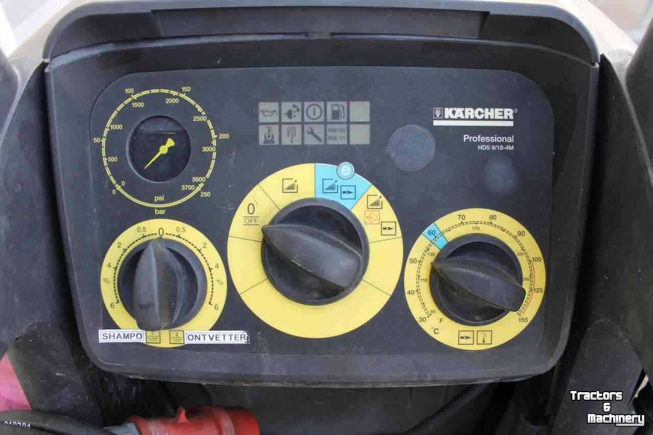 Hogedrukreiniger Warm/Koud Karcher HDS9/18-4M heetwater hogedrukreiniger stoomcleaner