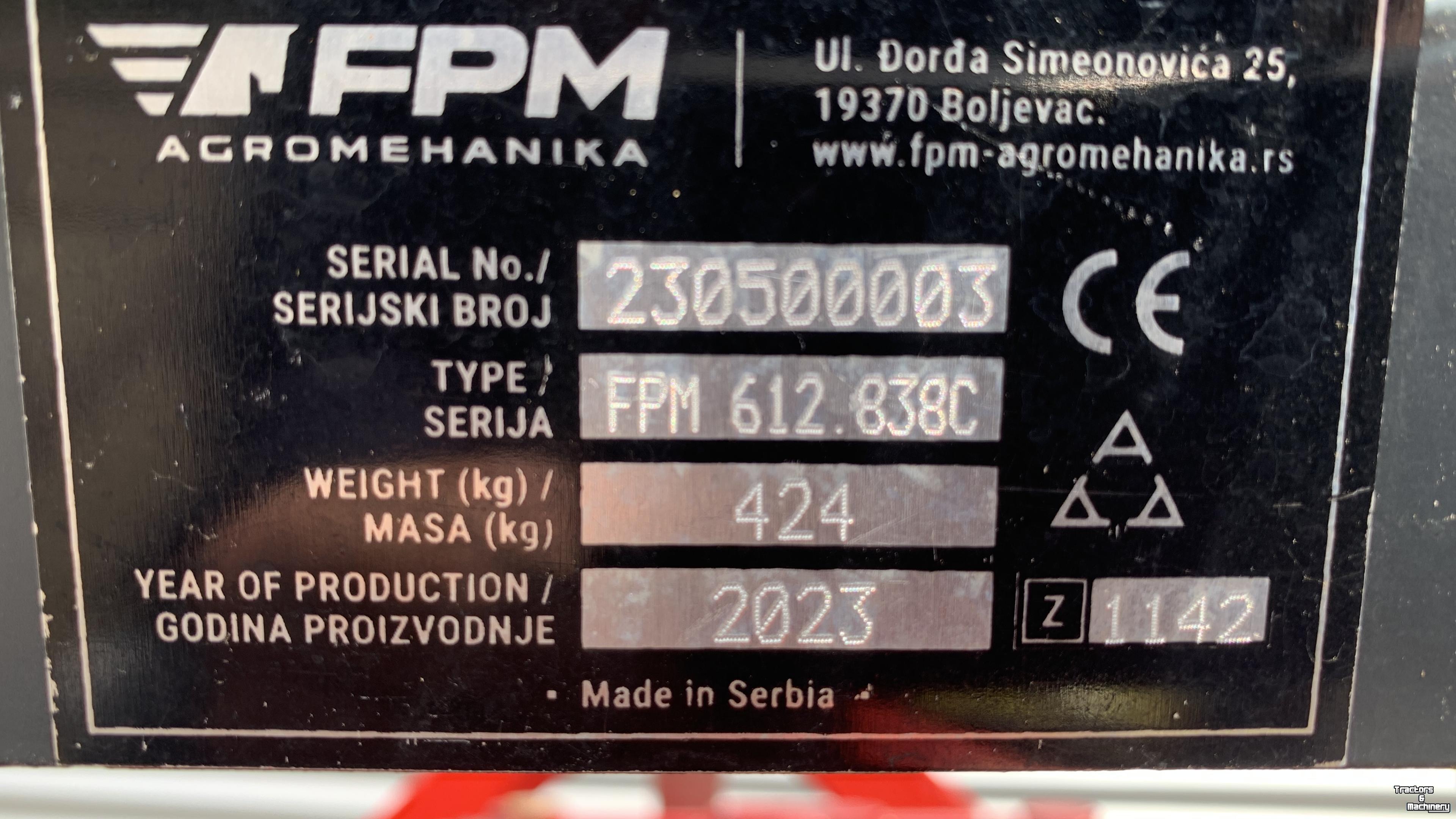 Grondfrees Farmax FPM 612.838C
