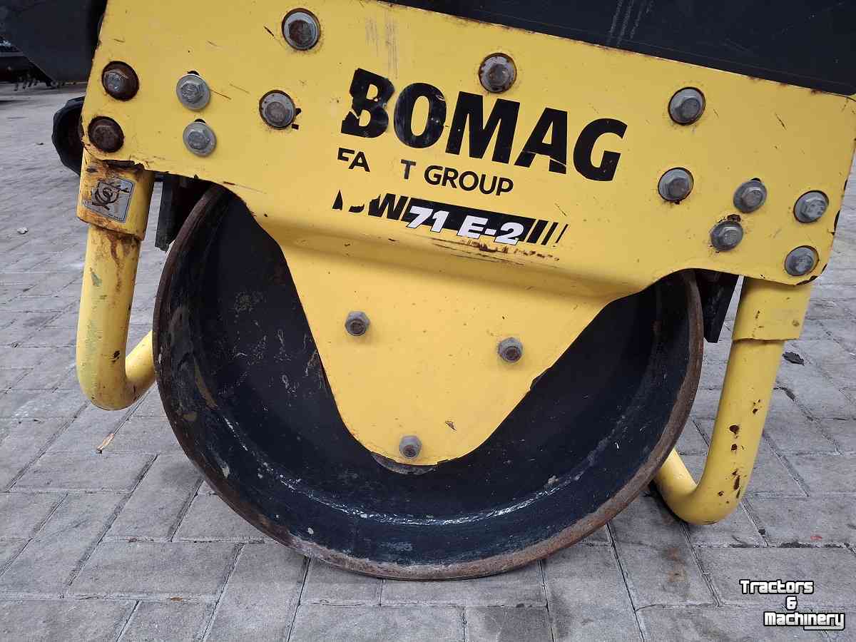 Asfaltwals Bomag BW71E-2, trilwals, asfaltwals, puinwals, BJ2021!