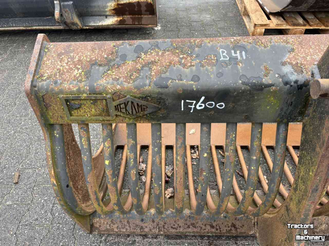 Puinriek / Puinbak Hekamp Puinriek shovel 250 cm breed Volvo ophanging