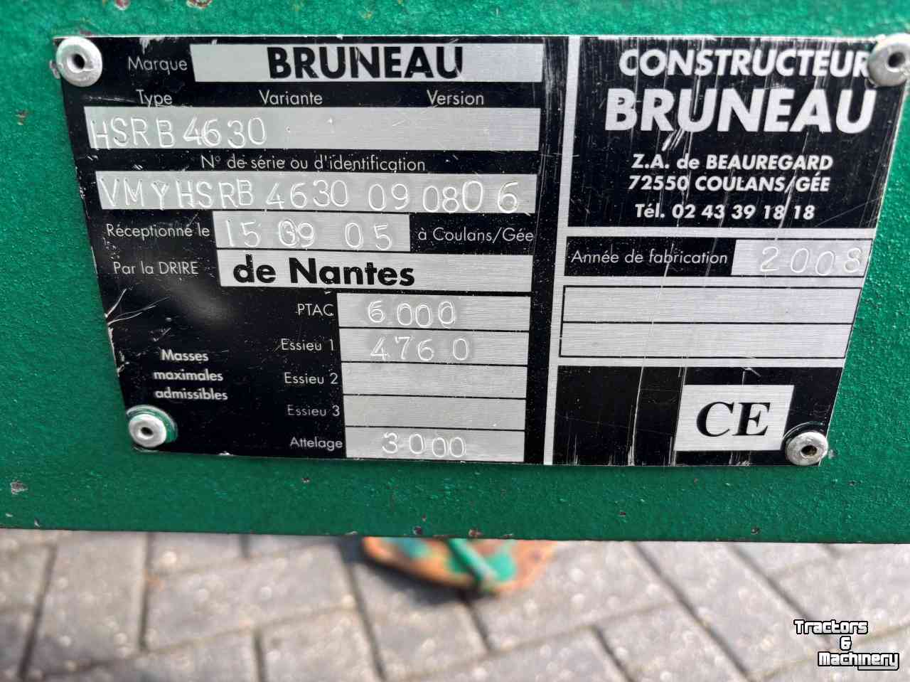 Veewagen / Veetrailer Bruneau Dakar HSRB 4630