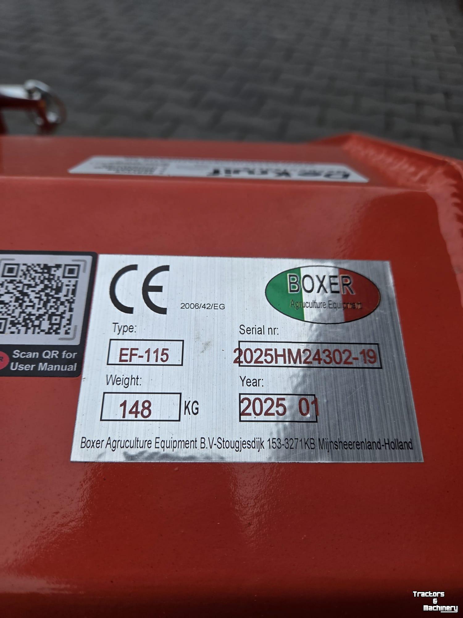 Klepelmaaier Boxer Klepelmaaier Boxer EF-115 nieuw