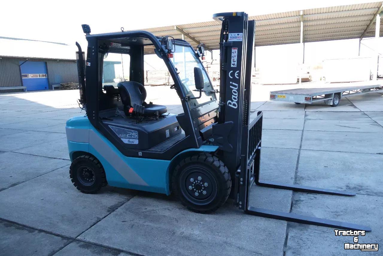Heftruck Baoli Diesel Overjarig weinig uren!! Lease &euro; 345,-- p/m!!* KBD25 halfcabine!!