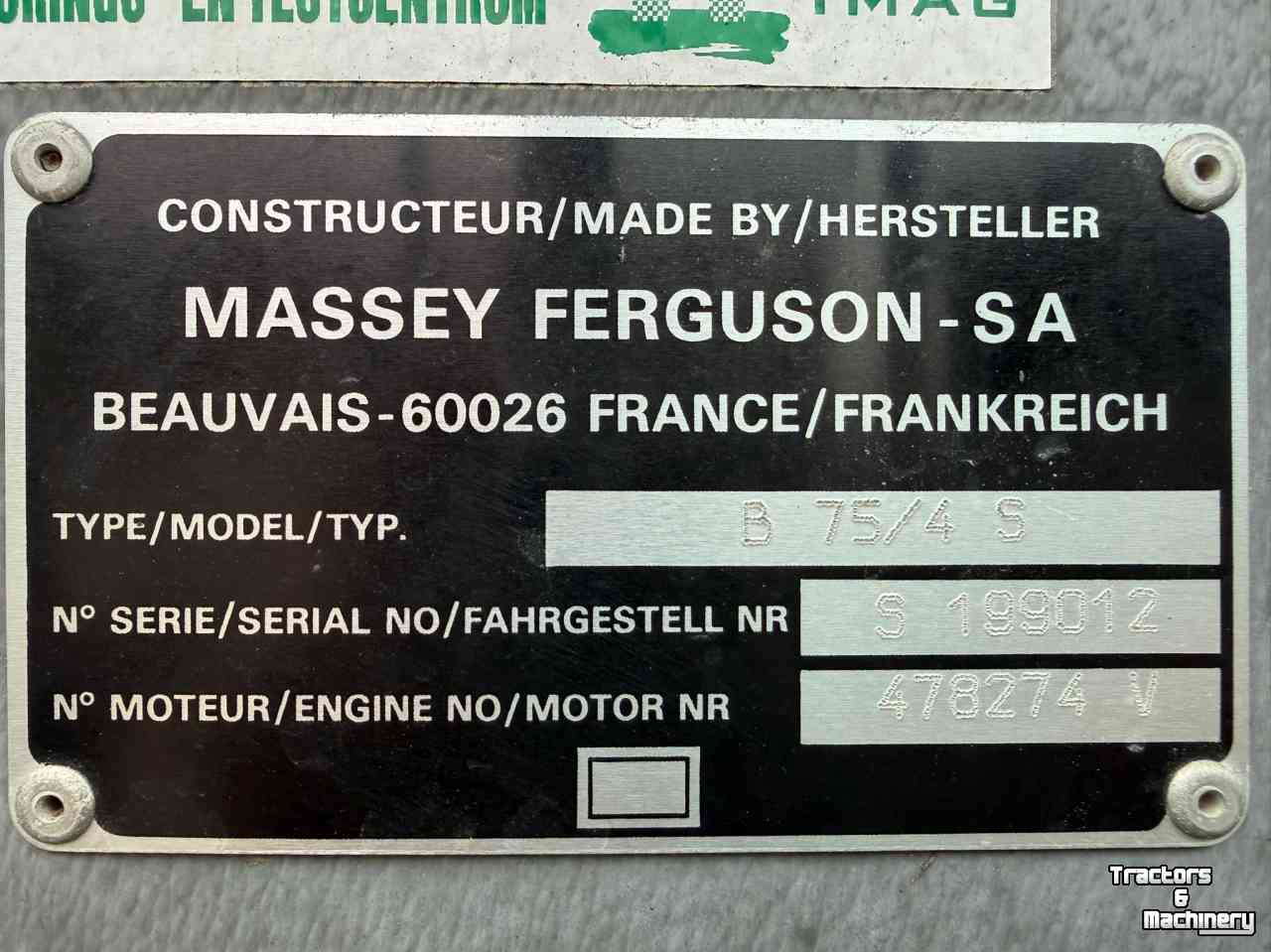 Tractor / Trekker Massey Ferguson 3065 4wd