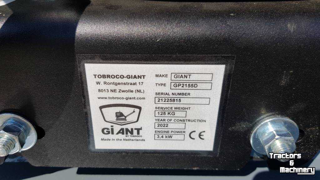 Trilplaten Giant GP2155D Trilplaat