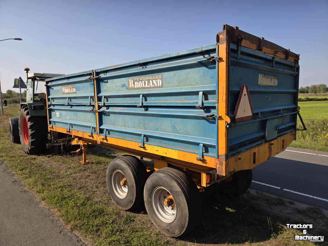 Kipper / Kiepwagen / Landbouwkipper Rolland Bh90 9 tons tandemas kipper