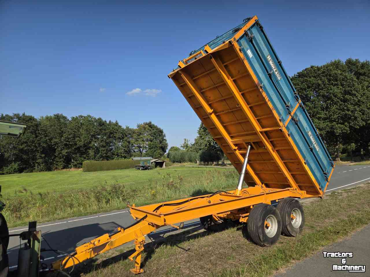 Kipper / Kiepwagen / Landbouwkipper Rolland Bh90 9 tons tandemas kipper