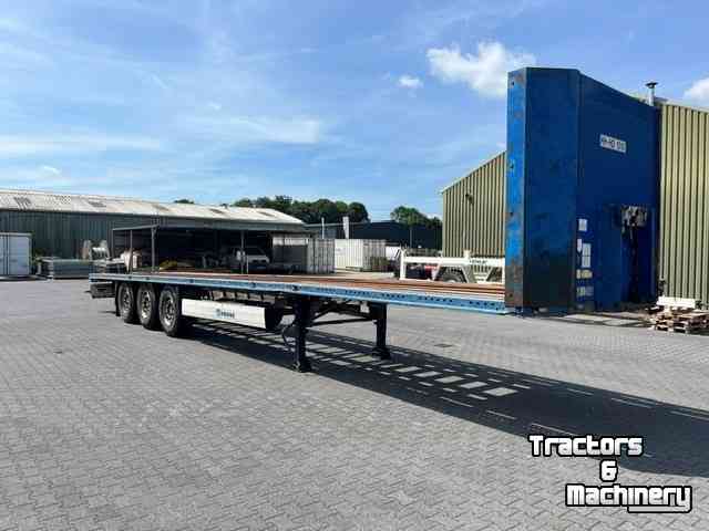 Getrokken truck-aanhanger Schmitz Cargobull, Fruehauf container chassis, LAG container chassis / kipper