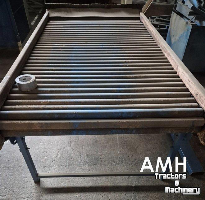 Transportband  2200X1100 rollenleestafel, Roller inspection belt, Rollenverlesetisch