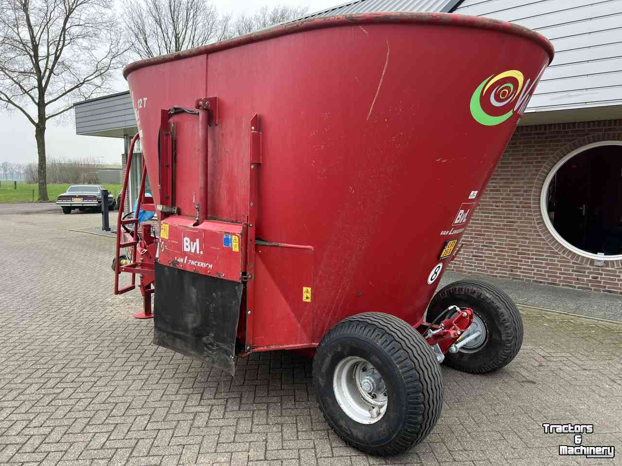 Voermengwagen Vertikaal Van Lengerich V-Mix 12 T voermengwagen
