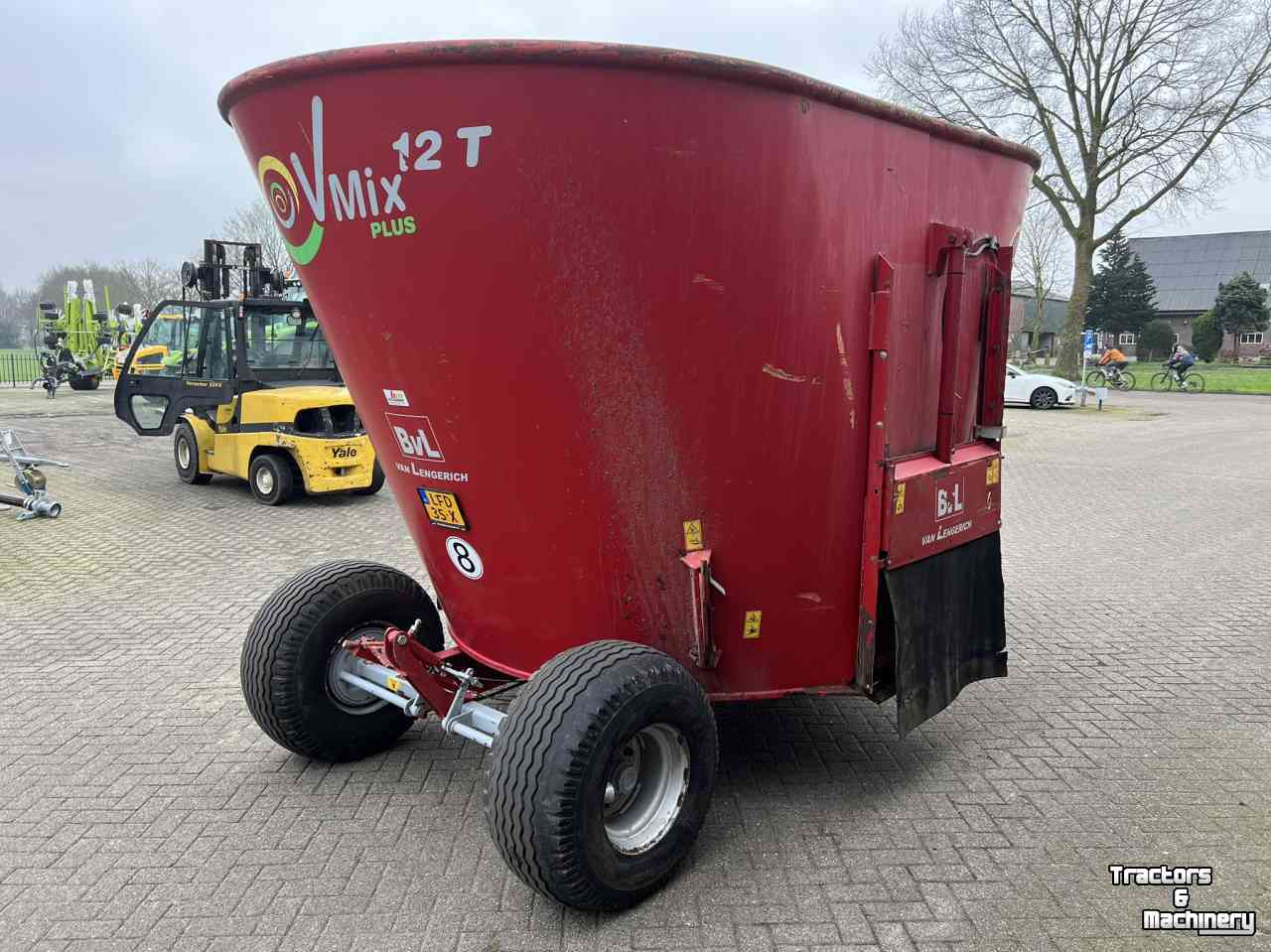 Voermengwagen Vertikaal Van Lengerich V-Mix 12 T voermengwagen