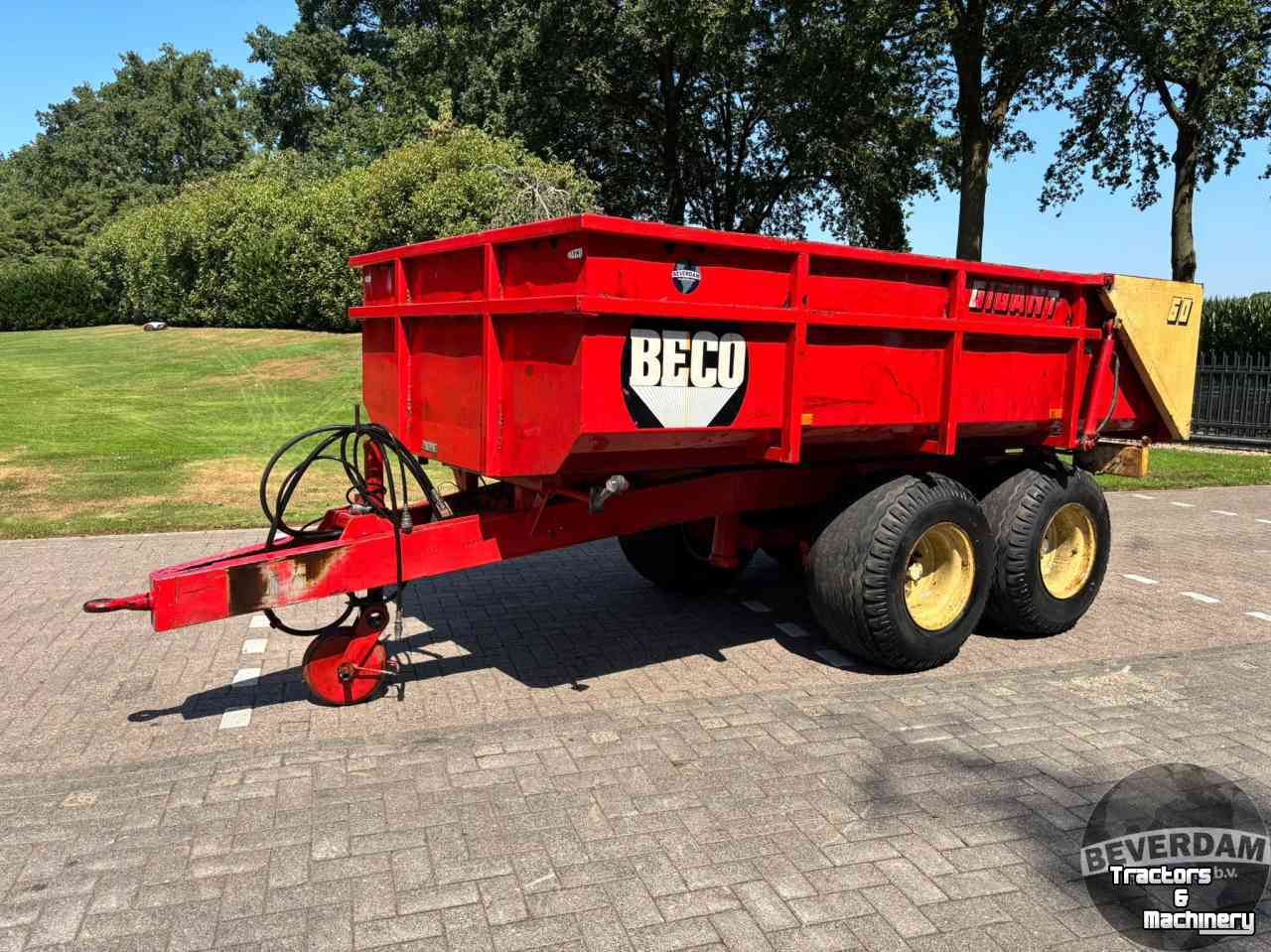 Gronddumper / Zandkipper / Grondverzetkipwagen / Dumper Beco Gigant