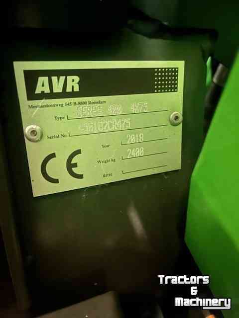 Pootmachine AVR Ceres 400