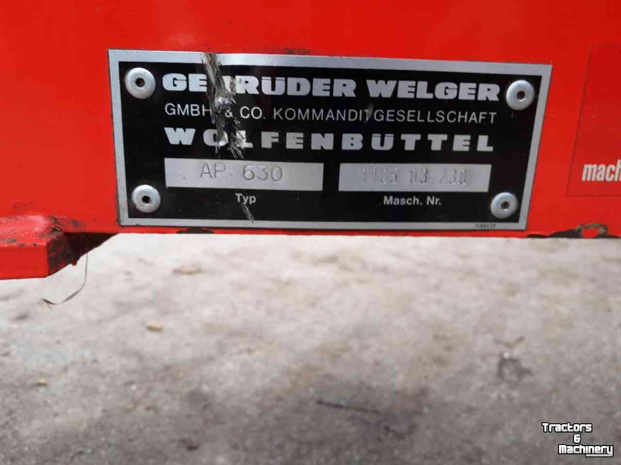 Persen / Balenpers / Pakkenpers Welger AP 630