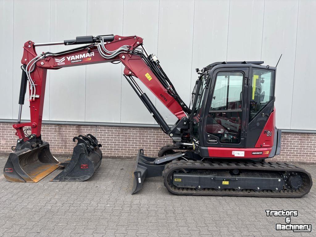Mini-graver / Mini-graafmachine Yanmar SV86-7-2PB