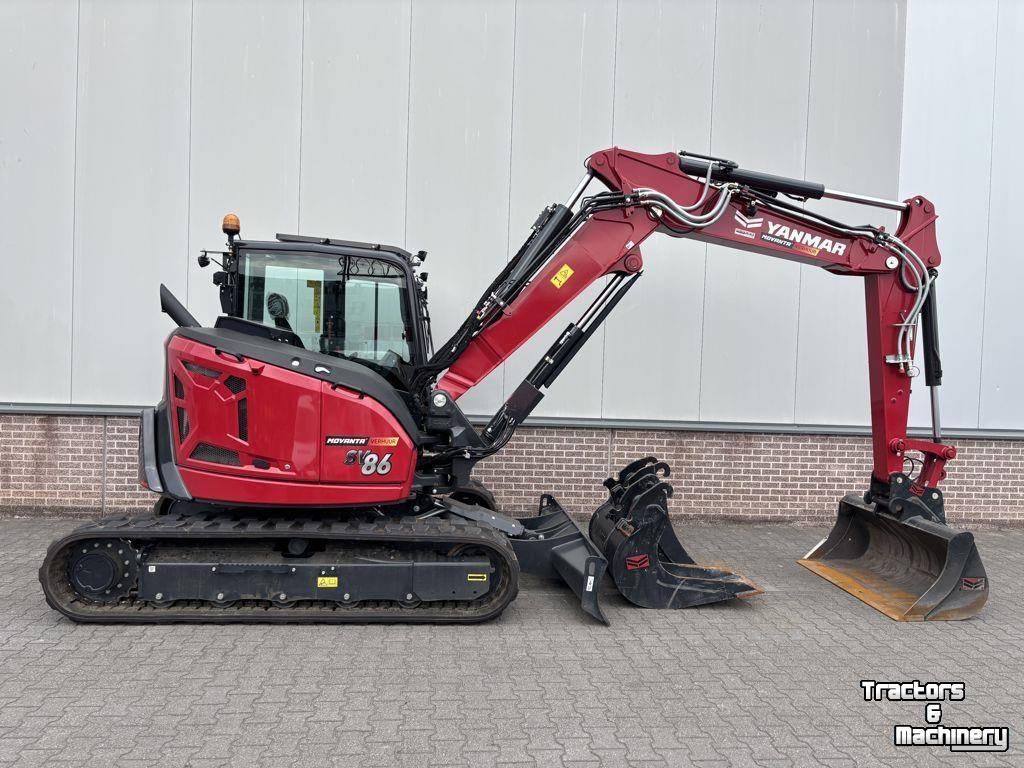 Mini-graver / Mini-graafmachine Yanmar SV86-7-2PB