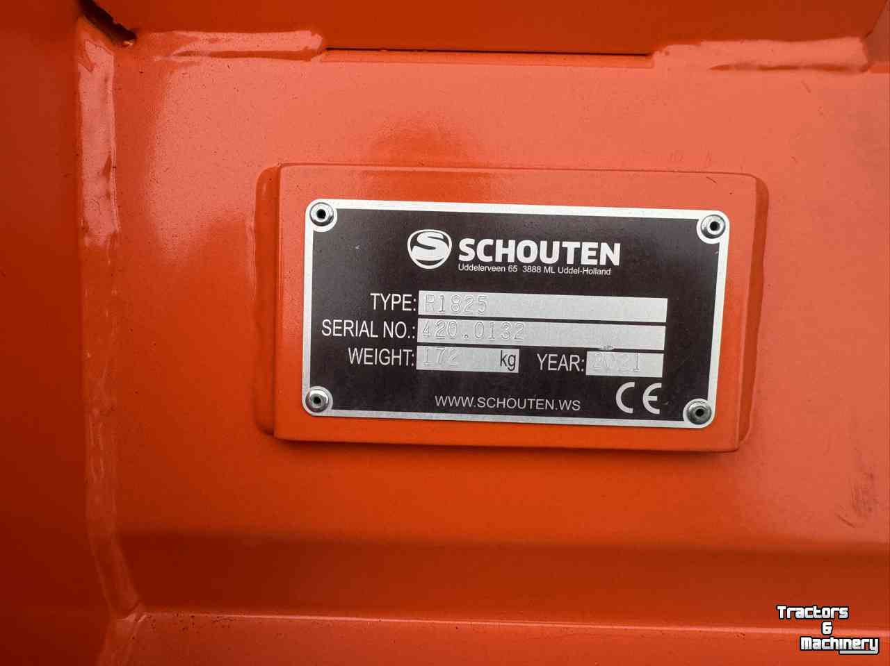 Overige tuin- en parkmachines en toebehoren Schouten Rabbit R1825