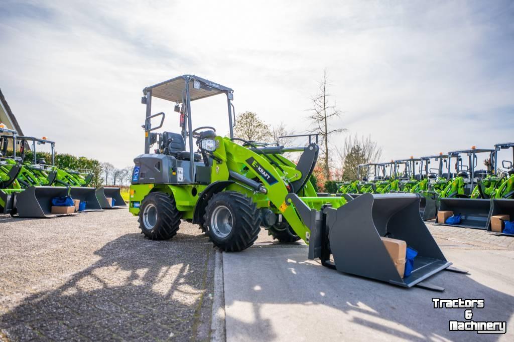 Shovel / Wiellader / Kniklader E-Kraft E1000 Elektrische Minishovel wiellader