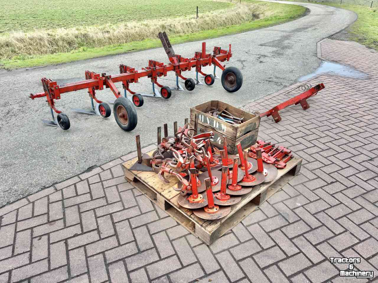 Schoffelmachine / Schoffelbalk Steketee 6x50