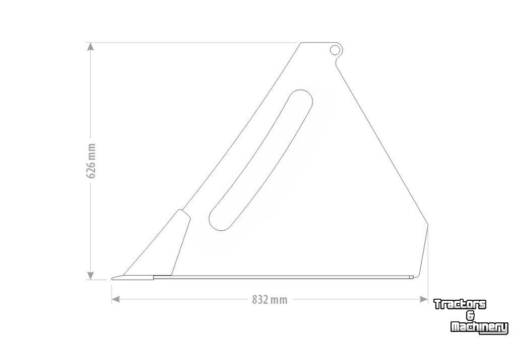 Voorladerbak Qmac GRONDBAK 1.10 COMPACT H63CM