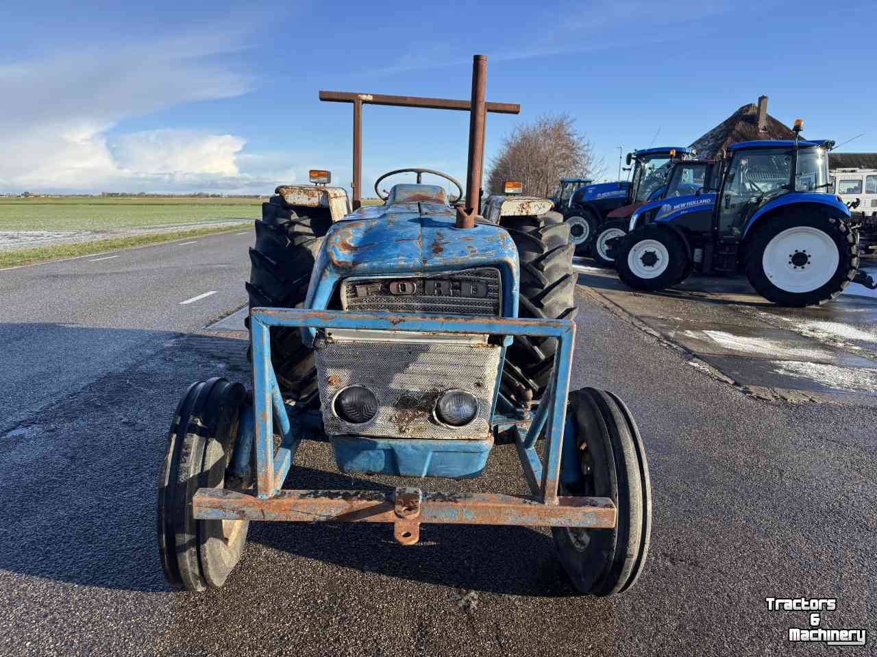 Tweewielige tuintractor Ford 3000