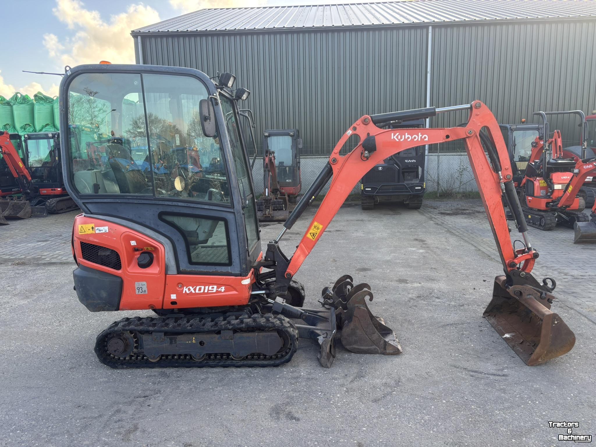 Bandenkraan / Graafmachine op wielen Kubota KUBOTA KX019-4 GL