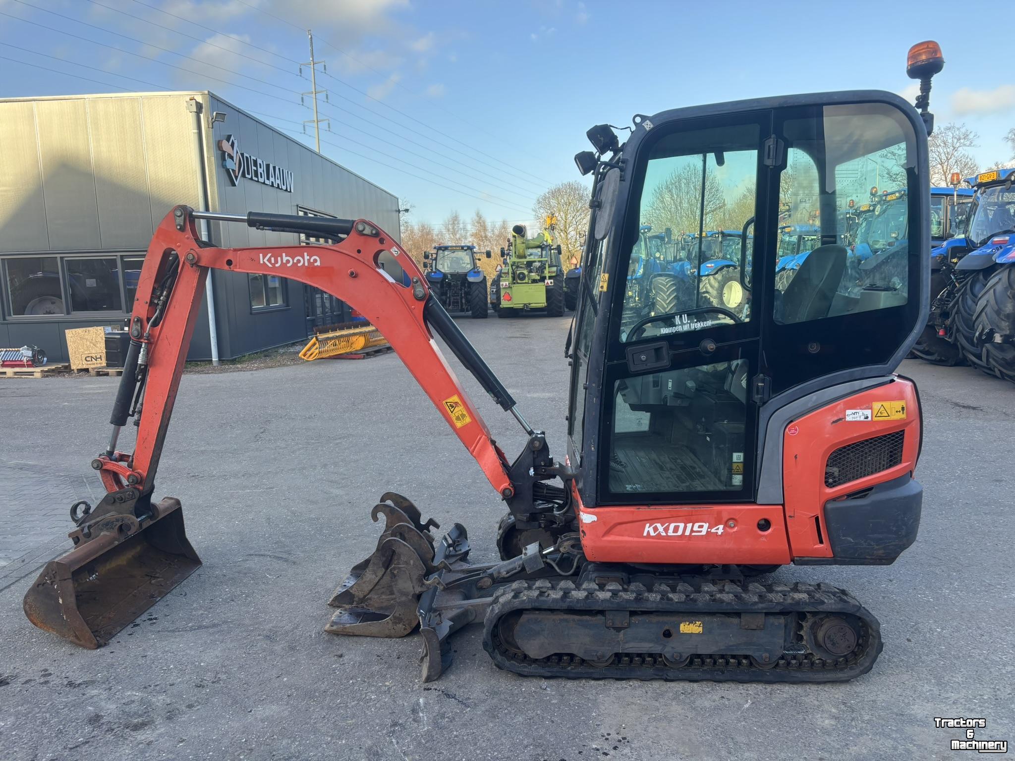 Bandenkraan / Graafmachine op wielen Kubota KUBOTA KX019-4 GL