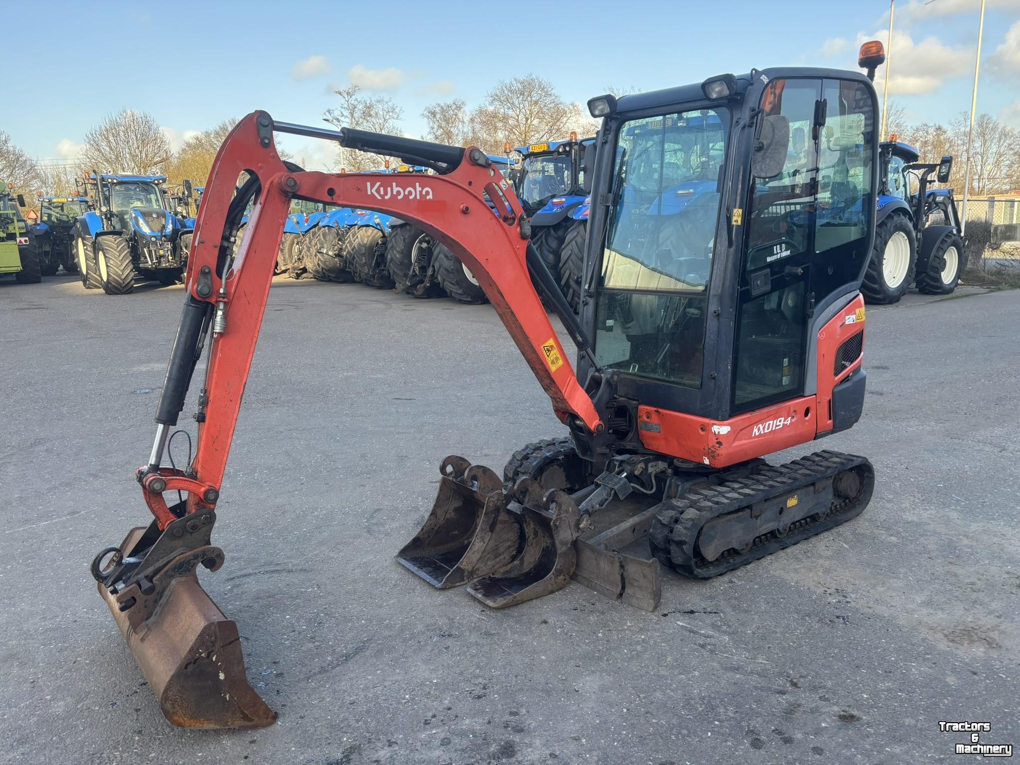 Bandenkraan / Graafmachine op wielen Kubota KUBOTA KX019-4 GL
