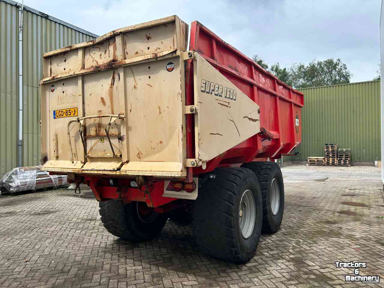 Kipper / Kiepwagen / Landbouwkipper Beco Super 1600
