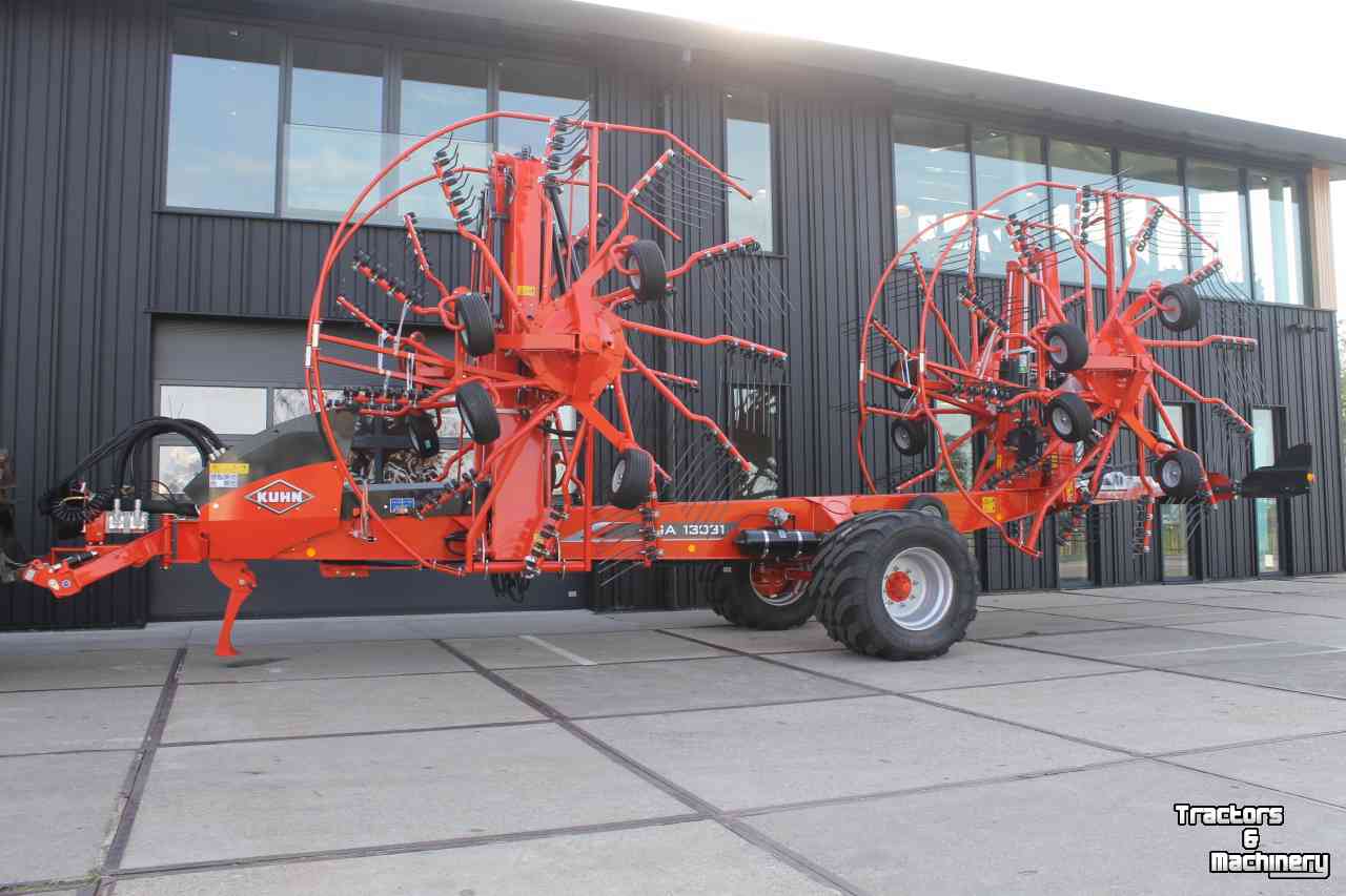 Rugger / Hark / Zwadhark Kuhn GA13031 4-rotorige cirkelhark vierrotorhark wiersmachine NIEUW!