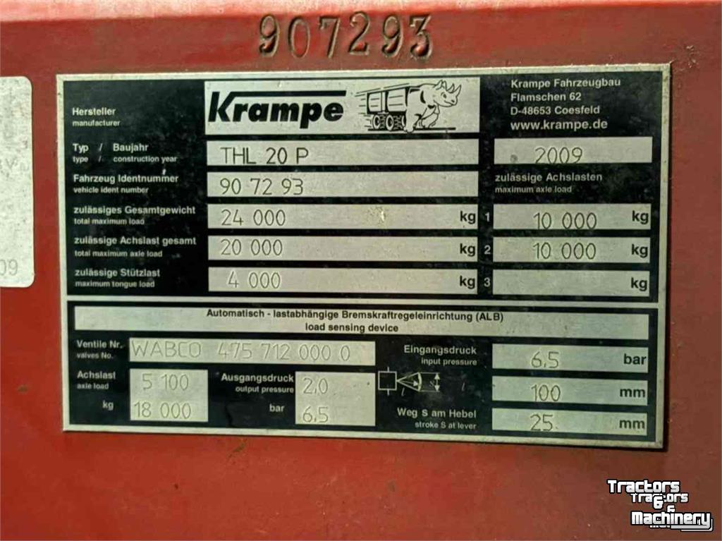 Container haakarm-carrier Krampe THL20P