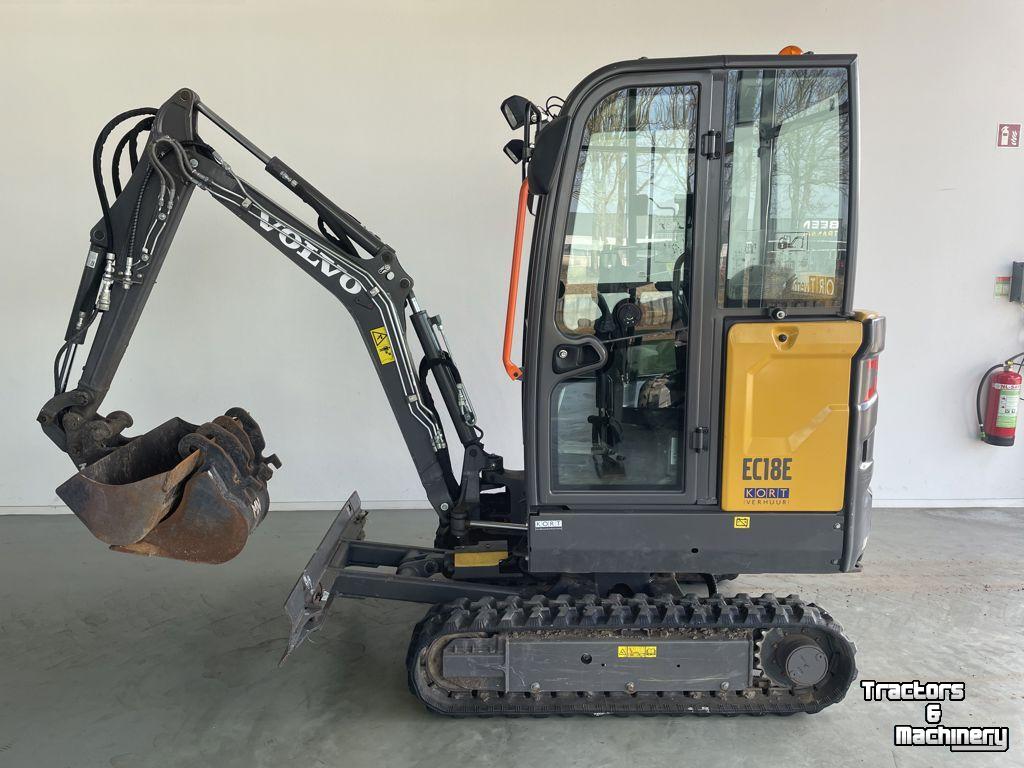 Mini-graver / Mini-graafmachine Volvo EC18E