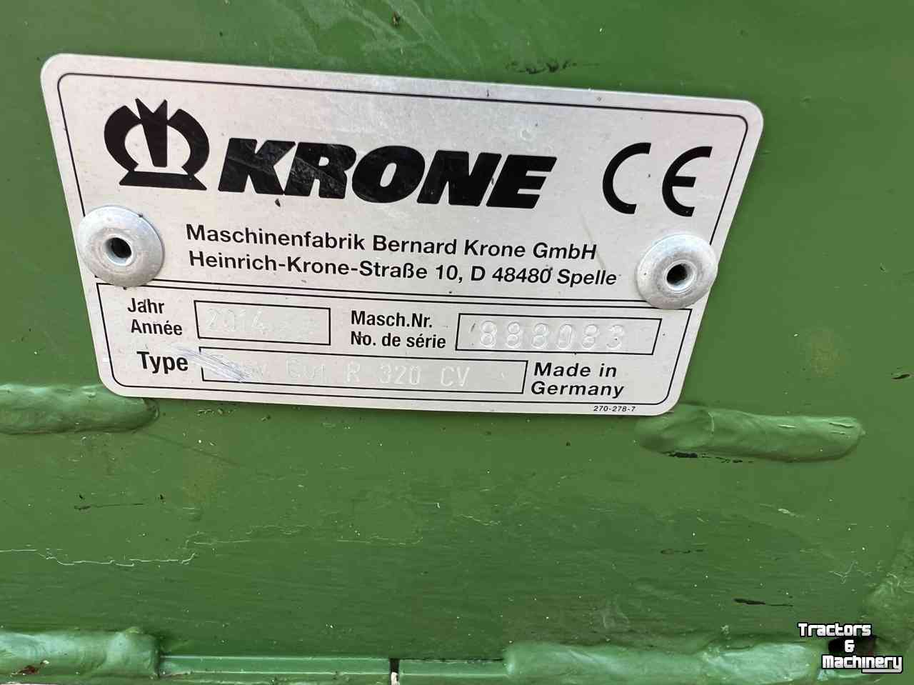 Maaier Krone Easy Cut R 320 CV