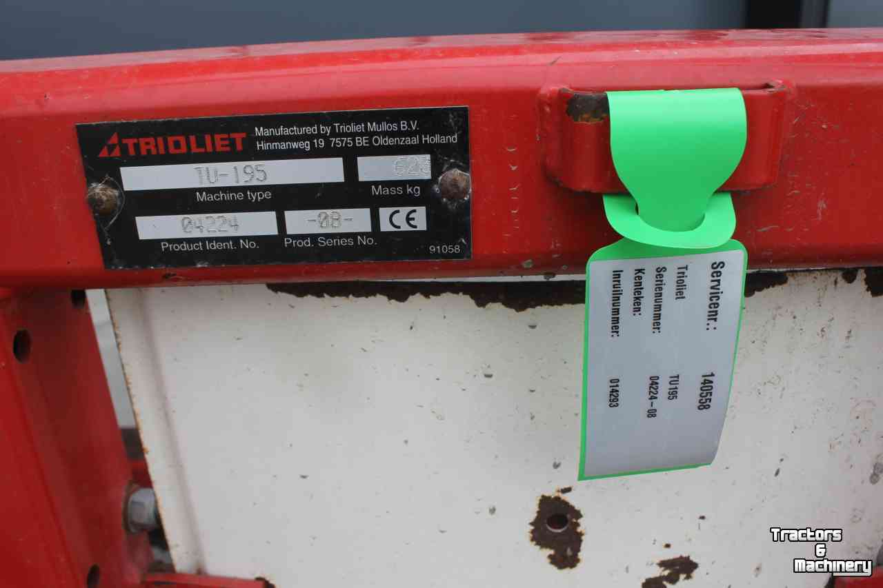 U-snijder / Kuilvoersnijder Trioliet TU195 kuilsnijder kuilvoersnijder silobloksnijder u-snijder