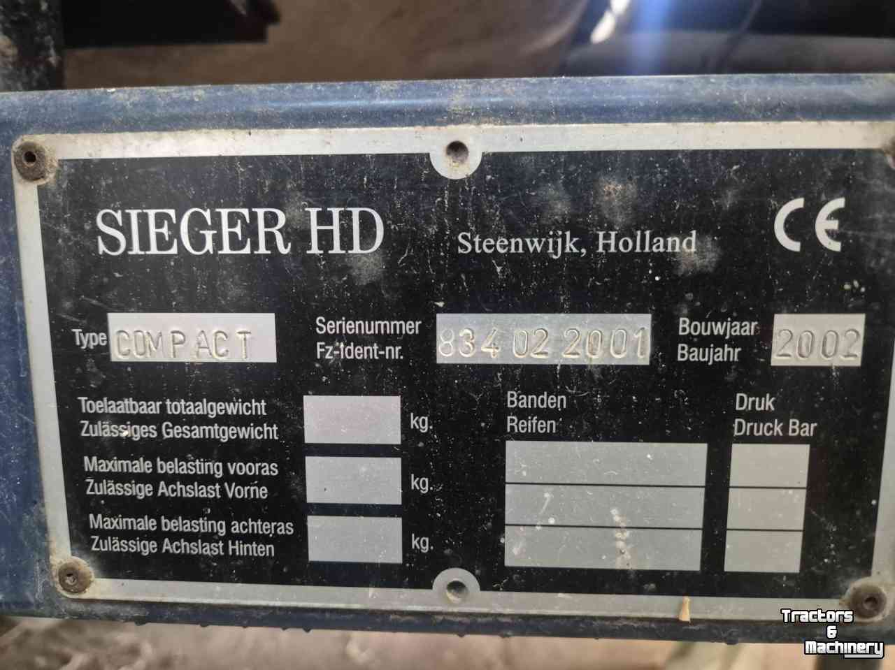 Veldspuit Sieger Compact