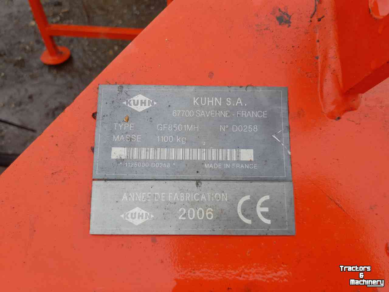 Schudder Kuhn GF 8501 MH