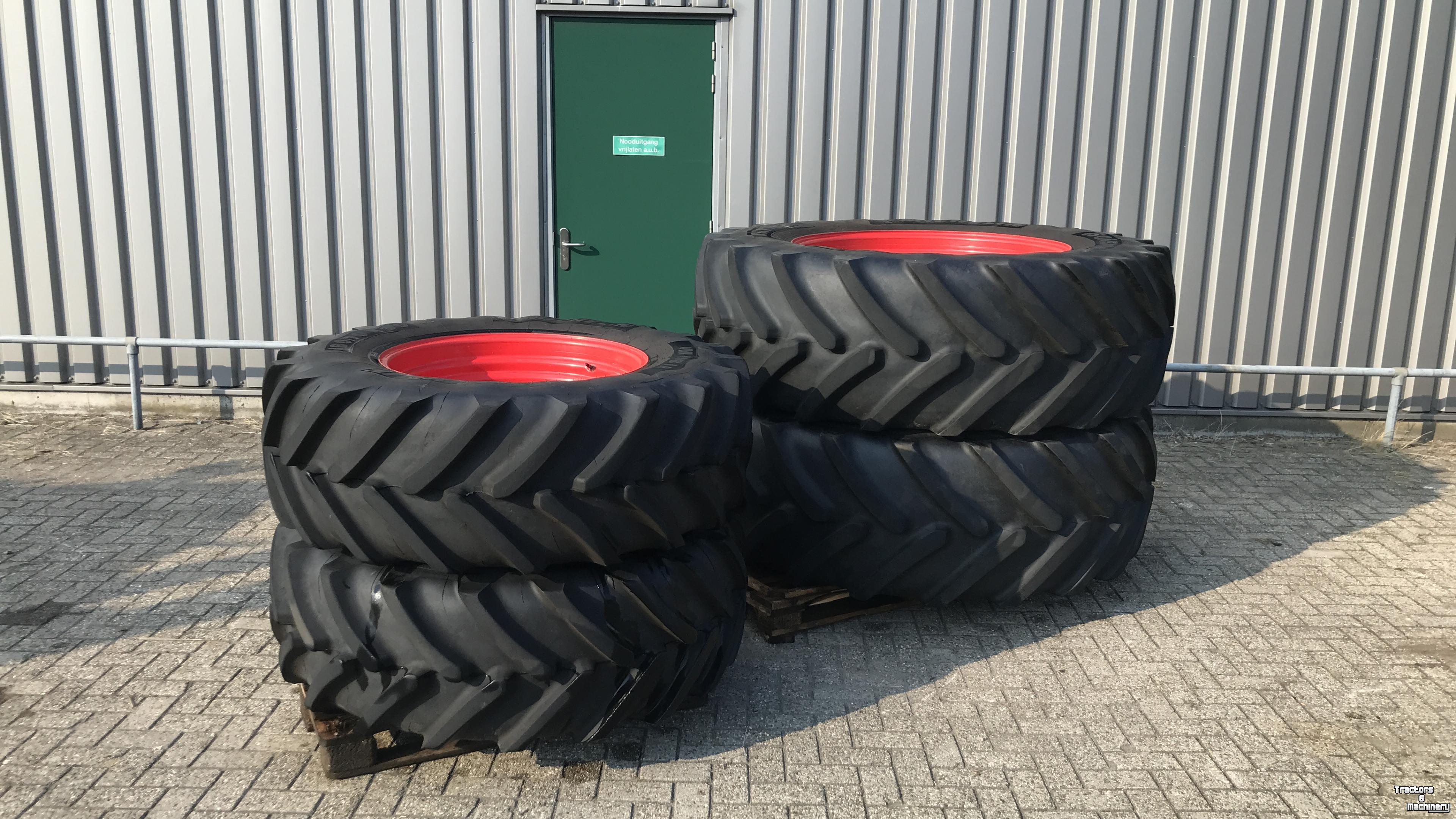 Wielen, Banden, Velgen & Afstandsringen Michelin 650/65R42 + 480/70R30 spoor 213cm