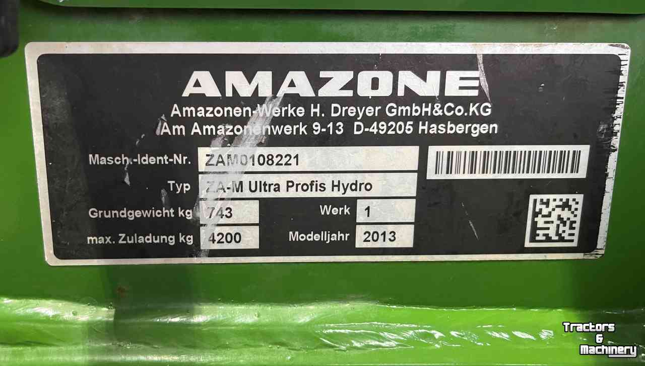 Kunstmeststrooier Amazone ZAM 3000 Ultra