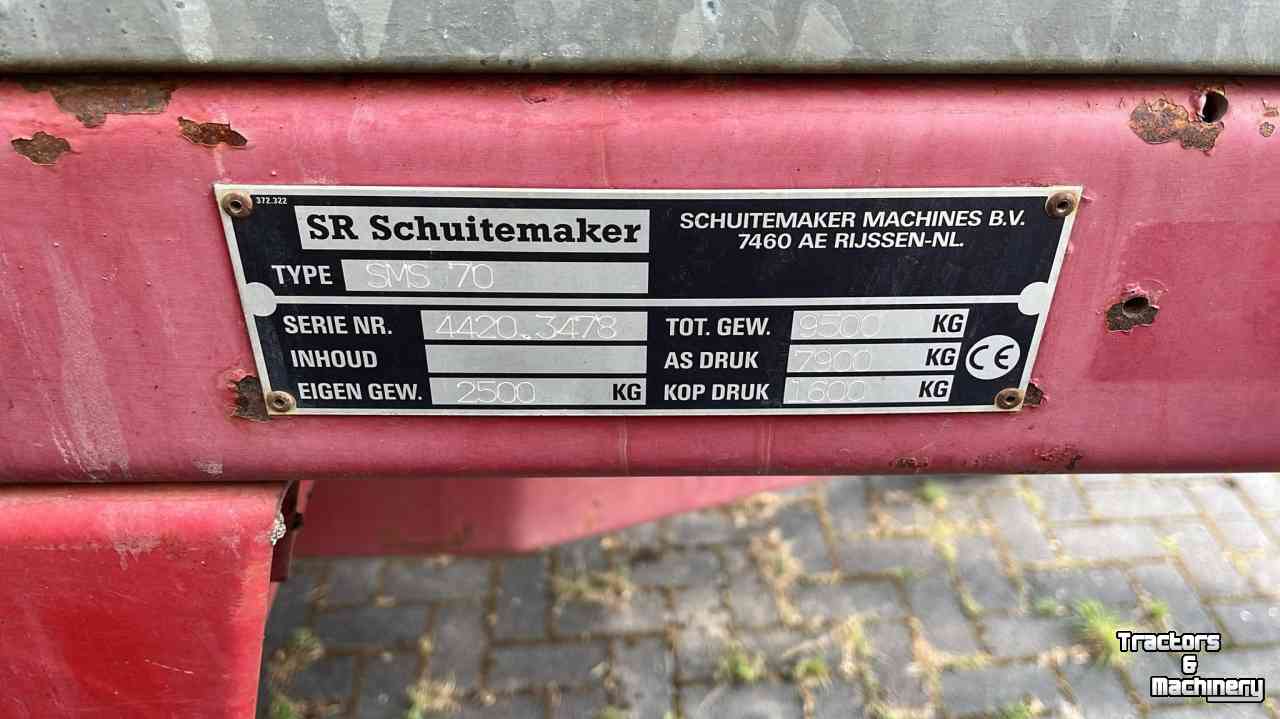 Mestverspreider / Stalmeststrooier Schuitemaker SMS70 Stalmestverspreider