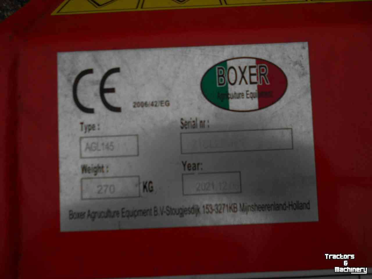 Klepelmaaier Boxer agl145