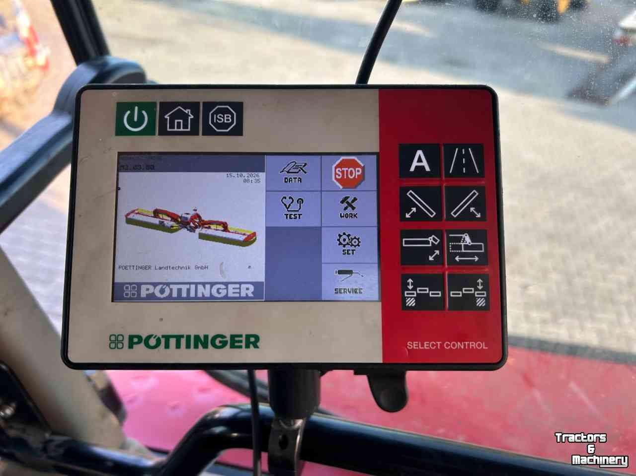 Maaier Pottinger Novacat V 9200 ED + 301 AM ED PRO.  Vlindermaaier. Tipple maaier