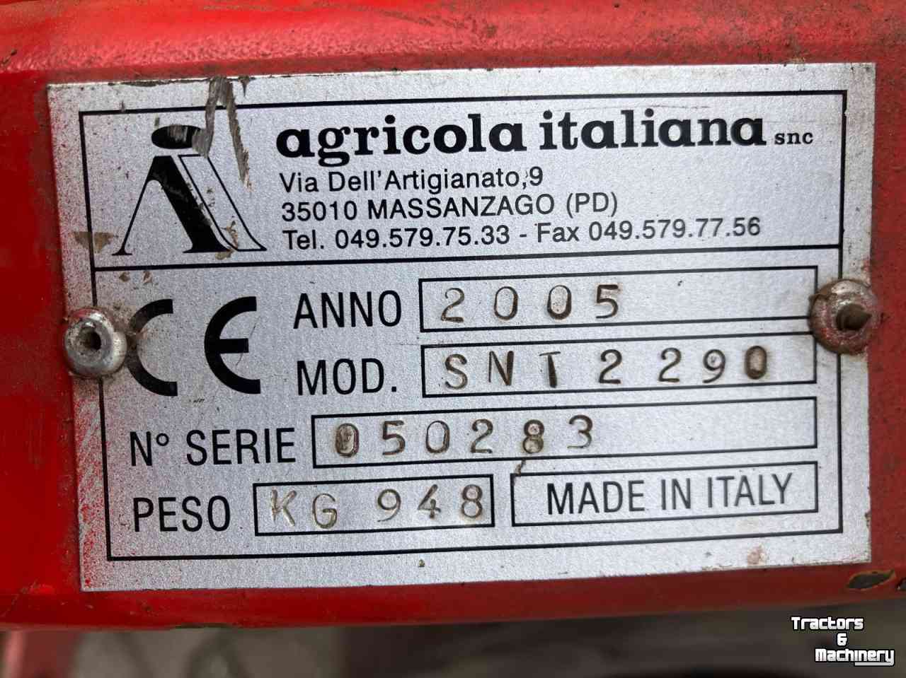 Zaaimachine Agricola Italiana SNT 2290 Zaaimachine