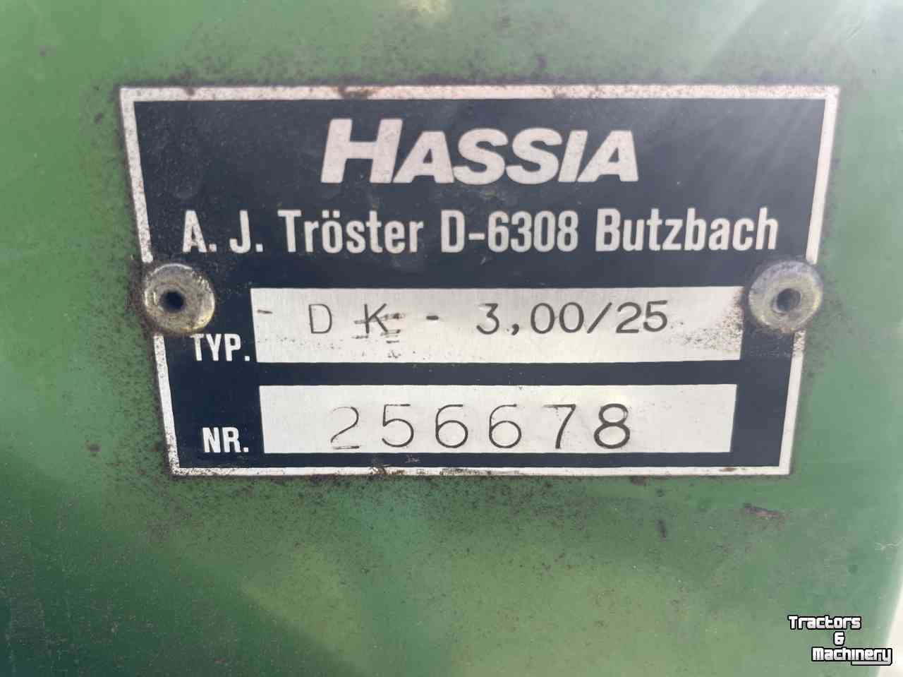 Zaaimachine Hassia DK 300/25