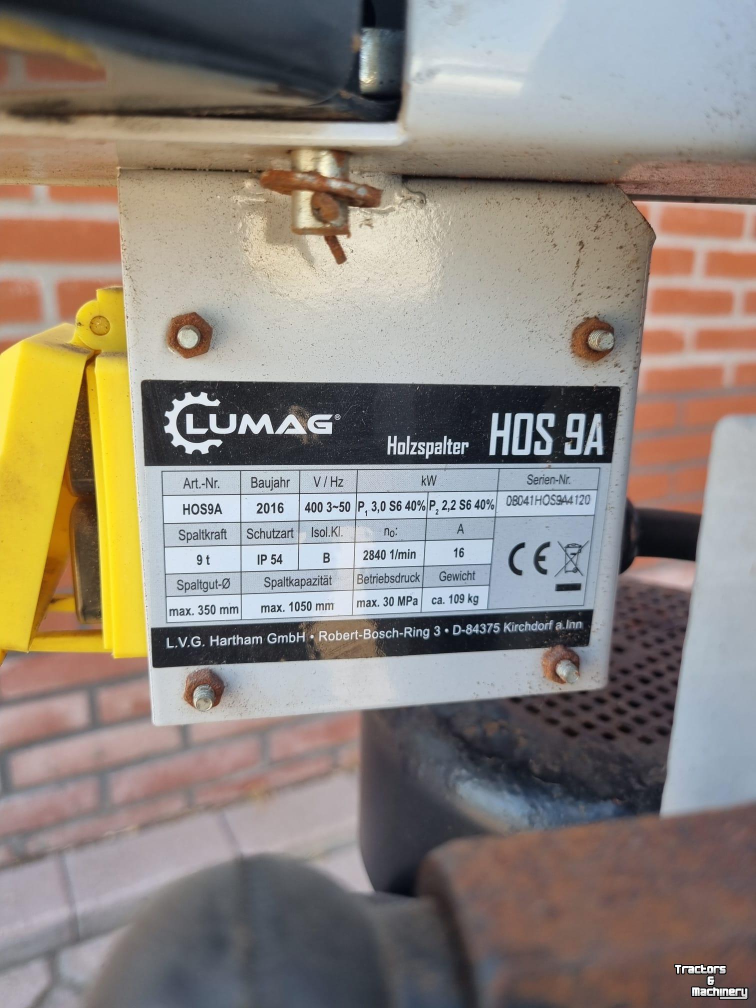 Kliefmachine / Houtklover  HOS9A
