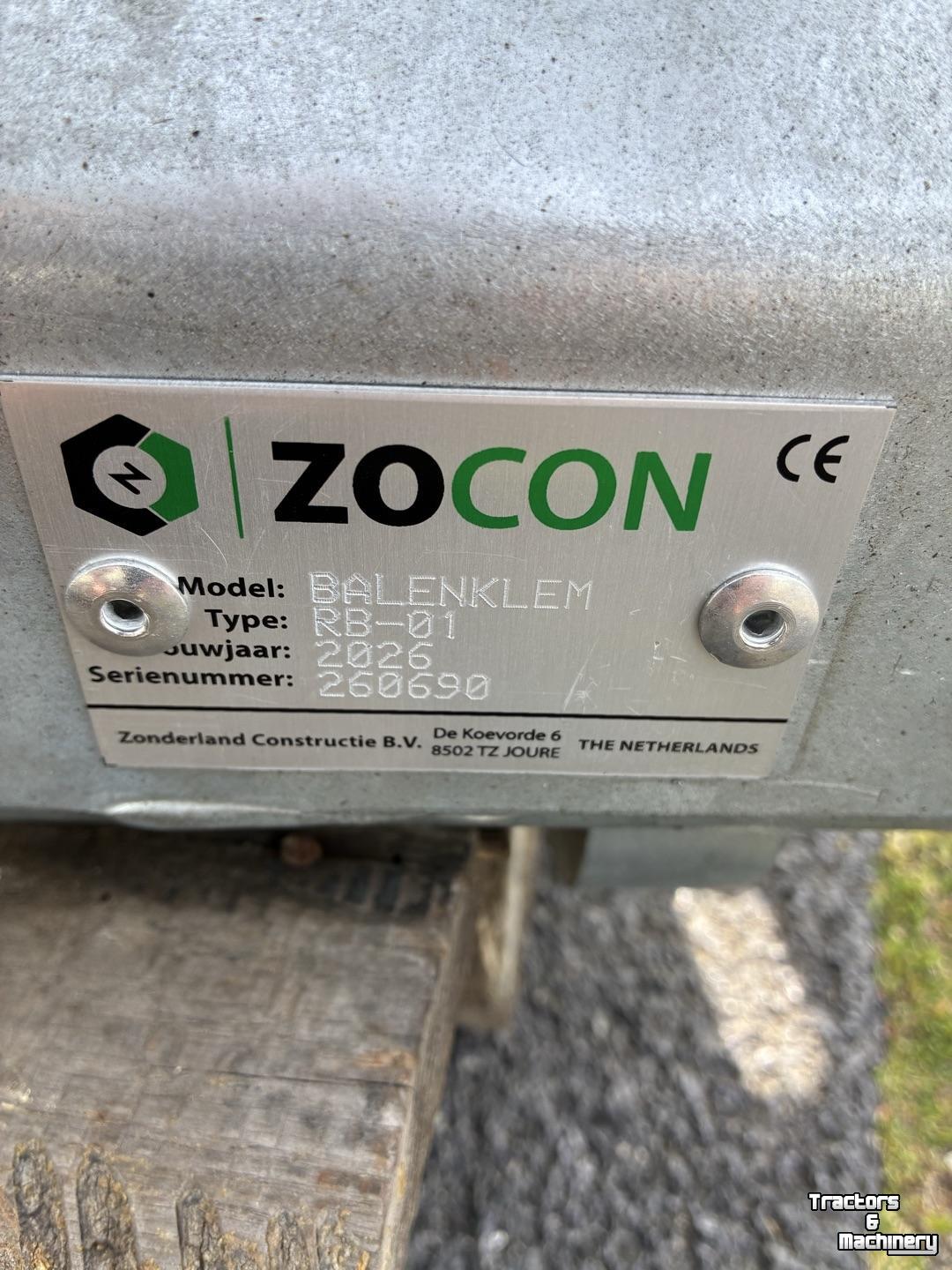 Overige weidebouwmachines en toebehoren Zocon RB-01 Balenklem